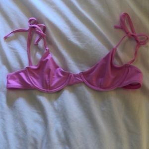 SHEIN pink bikini top!!